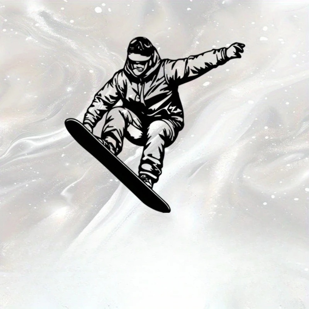 Home Gym Outdoor Ideas - Brand Metal Wall Art Snowboard Iron