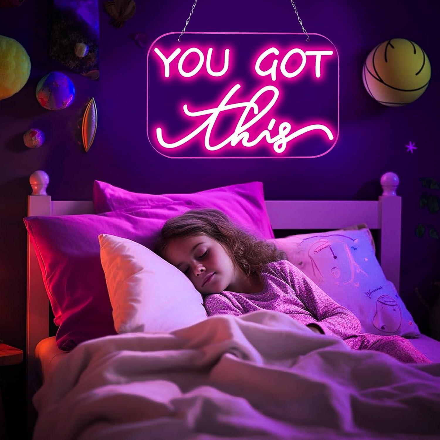 You Got This Neon Sign USB Dim - Home Gym Neon Sign ulasan dan harga