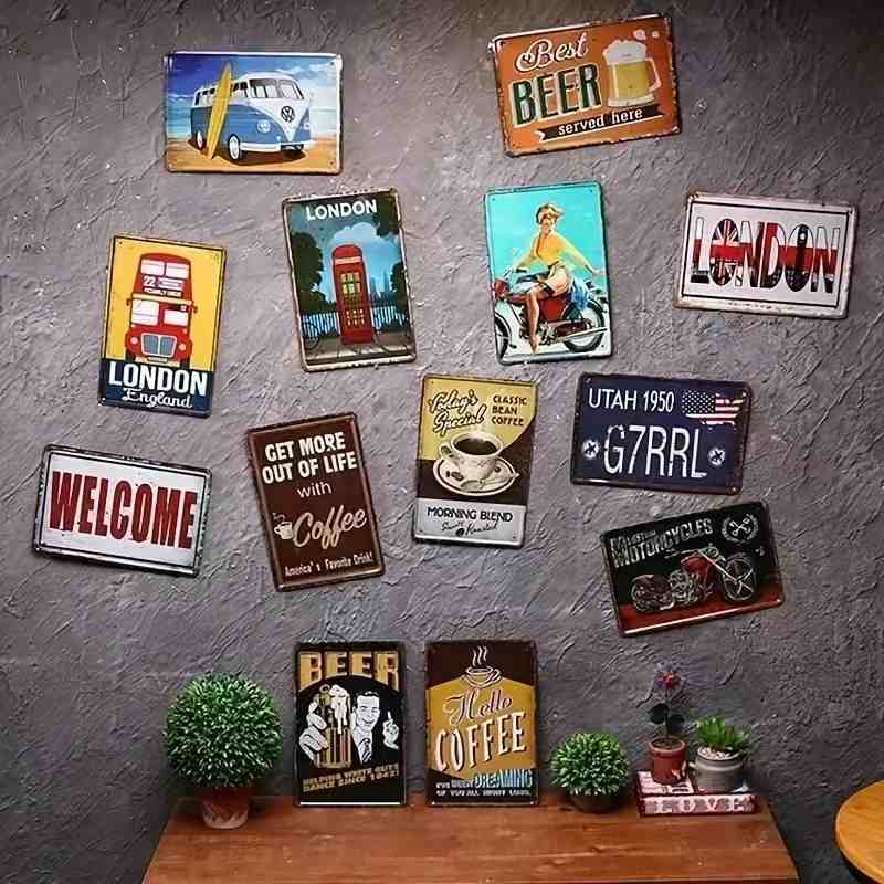 Metal Sign Modern Minimalist 2 - Home Gym Minimalist ulasan dan harga