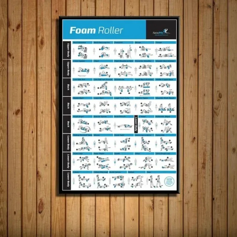 Body Exercise Training Chart G - Home Gym Minimalist ulasan dan harga