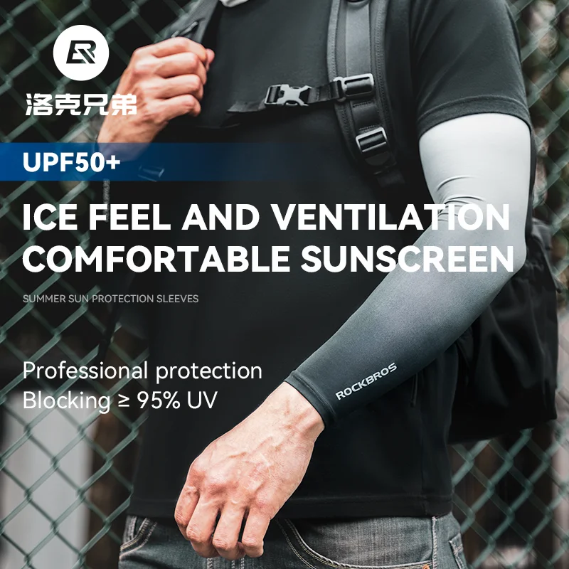 ROCKBROS Arm Sleeves Ice Silk  - Home Gym Outdoor ulasan dan harga