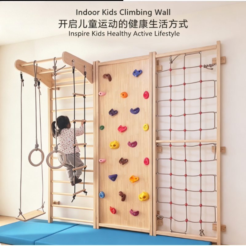 Wall Mounted Kids Climbing Pan - Home Gym For Toddlers ulasan dan harga