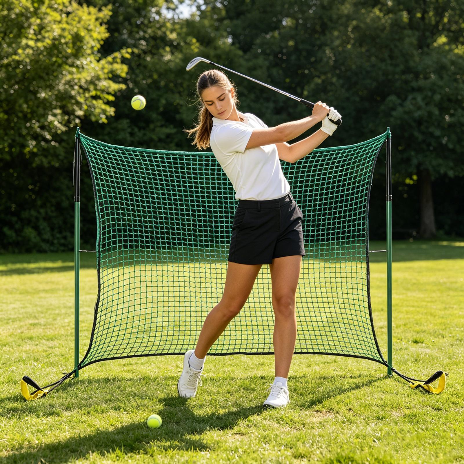 Golf Hitting Net Outdoor Train - Home Gym Outdoor ulasan dan harga