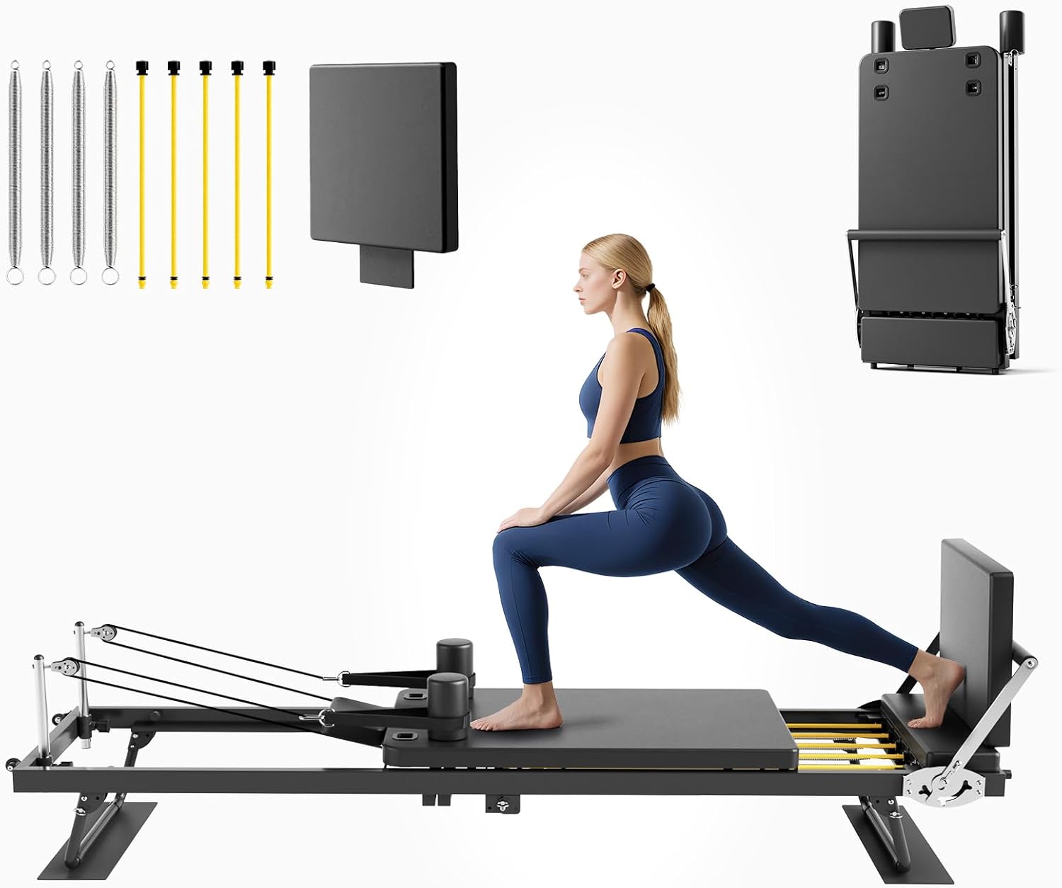 Foldable Pilates Reformer Mach - Home Gym Minimalist ulasan dan harga