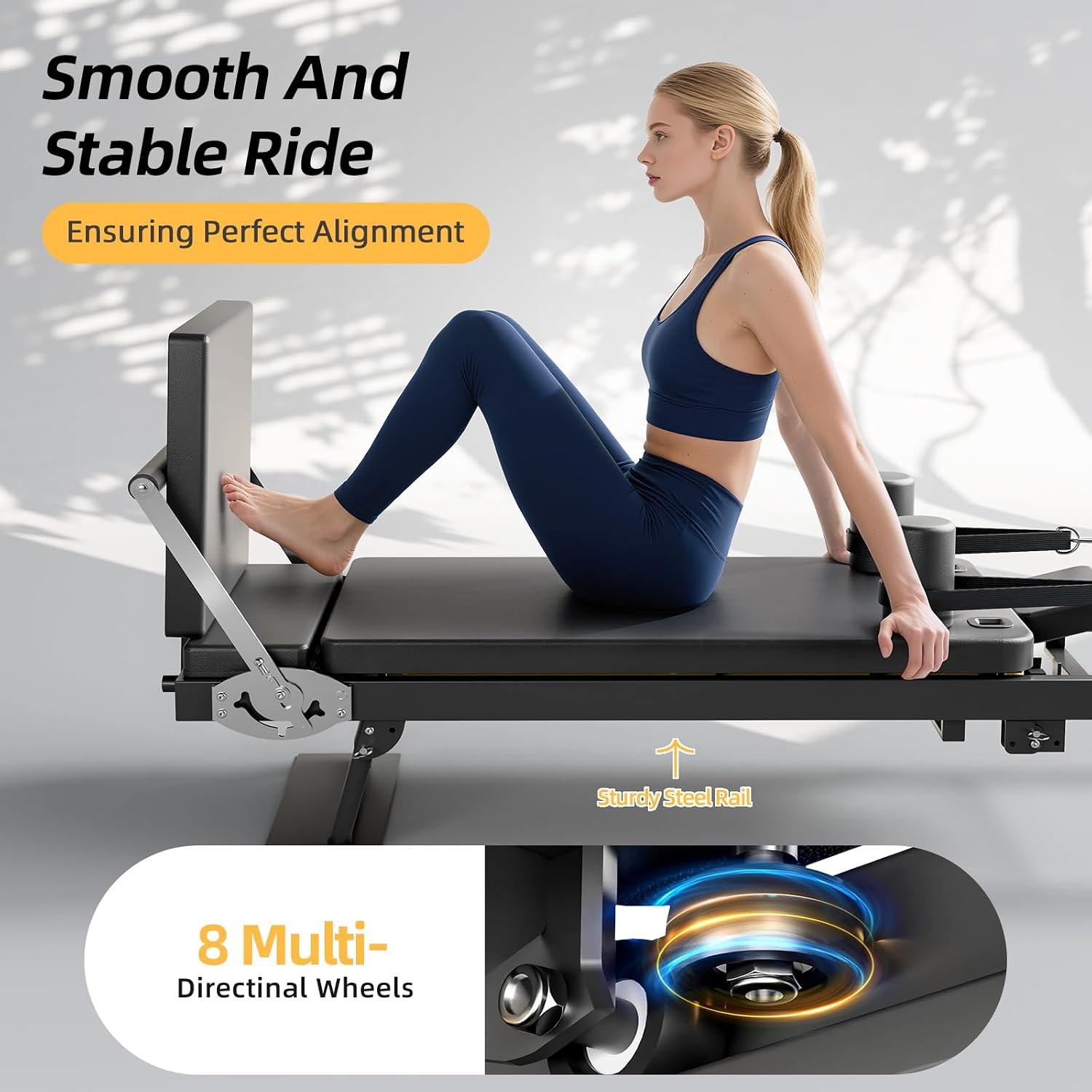 Foldable Pilates Reformer Mach - Home Gym Minimalist ulasan dan harga
