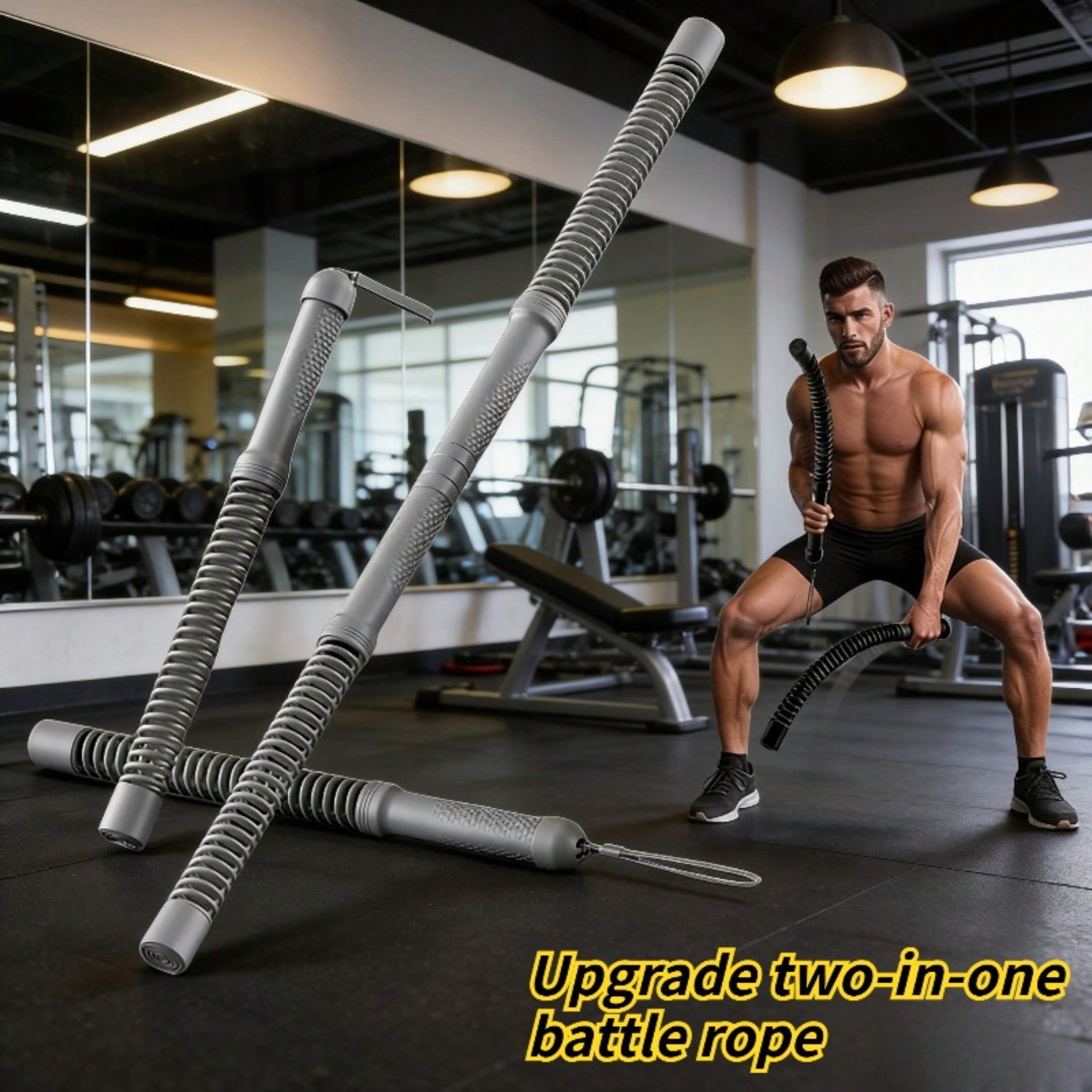2-in-1 Upgraded Cordless Battl - Home Gym Outdoor ulasan dan harga